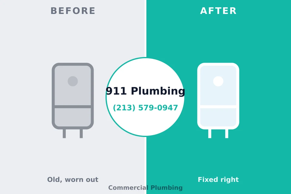 Before and after: plumbing repair Cedar Knolls, NJ